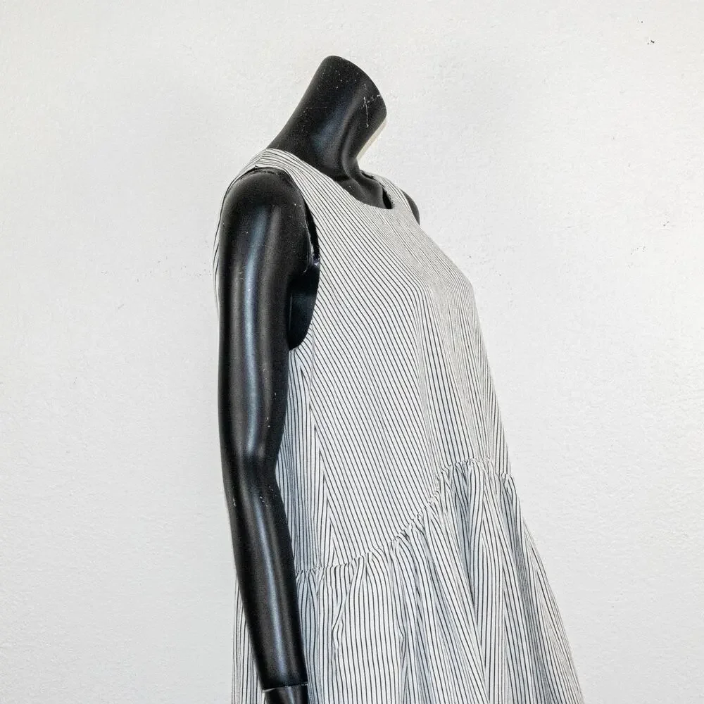 HENRIK VIBSKIV Women's Going on Stripe Dress Linen Viscoze SS16 - Picture 9 of 11